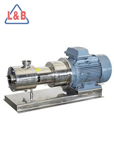 Three-stage emulsifying pump