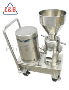 Square mouth colloid mill with cart